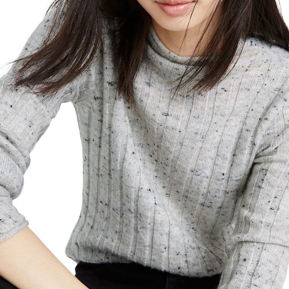 Madewell Donegal Evercrest Turtleneck Sweater in Coziest Yarn